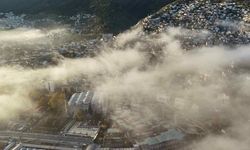 Bursa güne sisle uyandı