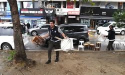 Bursa'nın merkezindeki işgallere müdahale!