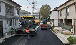 O mahalle ilk kez sıcak asfaltla buluştu