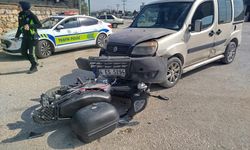 Bursa’da motosikletli ölümden döndü