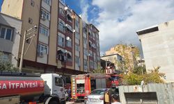5 katlı apartmanda yangın paniği