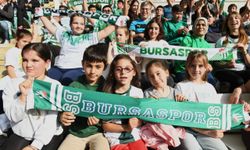 100 çocuk ilk kez Bursaspor maçına gitti