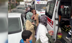 Parkta oynayan çocuklar akıma kapıldı!