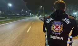 Sivil trafik ekiplerinden gece denetimi!
