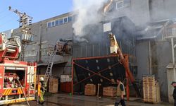 Bursa'da korkutan fabrika yangını!