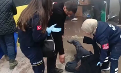 Bursa'da pazar alanında korkutan anlar