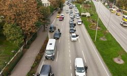 Bursa’da Ata’ya saygı drone kamerasında