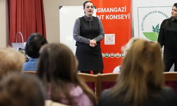 Kadınlar şiddetin türlerini Osmangazi’de öğrendi