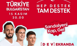 Milli heyecan dev ekranlarda!