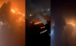 Bursa'da alevler fabrikayı sardı!