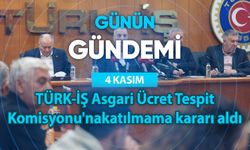 Günün Gündemi (4 Kasım 2025 Salı)