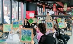 Nilüfer'de çocuklar sanatla iç içe