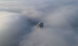 Bursa’da sis şehri yuttu