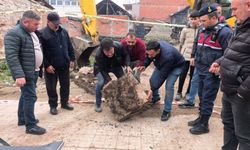 Site inşaatının temel kazısında keşif!