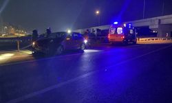 Alkollü sürücü karşı şeride uçtu!