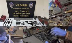 Bursa'da kaçak silah atölyesine baskın!