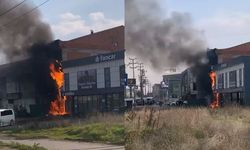 Elektrik panosu yangını işyerine sıçradı!