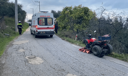 Bursa’da ATV devrildi