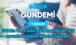 Günün Gündemi (1 Aralık 2025 Pazartesi)