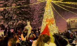 Uludağ'da yeni yıl coşkuyla kutlandı