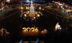 Bursa Yeni Yıl Meydanı'nda yılbaşı coşkusu