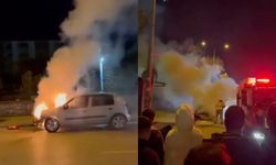 Trafikte korku dolu anlar