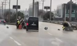 Kuryeye tekme tokat saldırı!