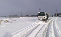 Osmangazi’nin yüksek kesimlerinde kar nöbeti