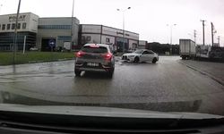 Cadde ortasında drift tehlikesi