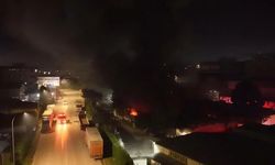 Tekstil fabrikasında yangın!