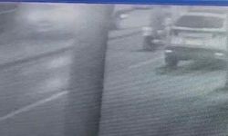 İki motosiklet böyle çarpıştı