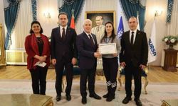 Örnek görevliye Bozbey'den teşekkür