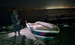 Mudanya'da balıkçı teknesi battı!