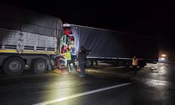 Bursa'da iki TIR birbirine girdi!