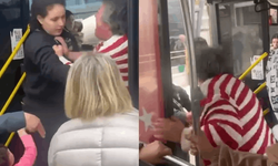 Otobüsteki kavgada şoförü ısırdı!