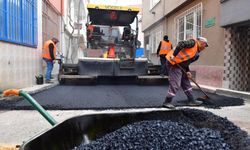 O mahalleye 100 ton sıcak asfalt