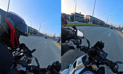 Şerit değişimi kaza getirdi