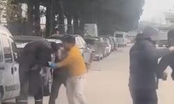 Bursa'da trafikte yumruklu kavga!