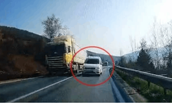 Hatalı sollamada facia teğet geçti