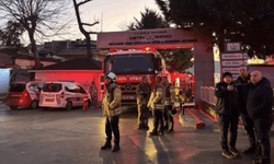 Hastanede korkutan yangın