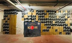 Kaçak makaron sevkiyatına baskın