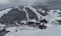 Uludağ’da Nisan ayında 2 metre kar