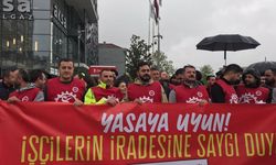BURSAGAZ ÖNÜNDE PROTESTO