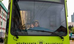 ‘BURULAŞ Ali’nin vatmanlık hayali gerçek oldu