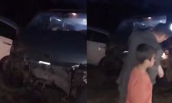 Kayalar araçların üzerine yağdı!