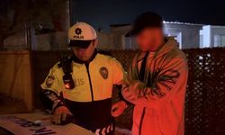 POLİS ÇEVİRMESİNDE BEKLENMEDİK GÖRÜNTÜ!