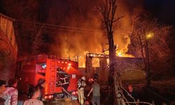 Tek katlı ev küle döndü