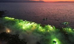 İznik sahilinde şampiyonluk coşkusu