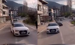 Düğün konvoyu tehlike saçtı