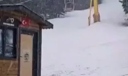 ULUDAĞ'DA MAYIS AYINDA KAR YAĞIŞI